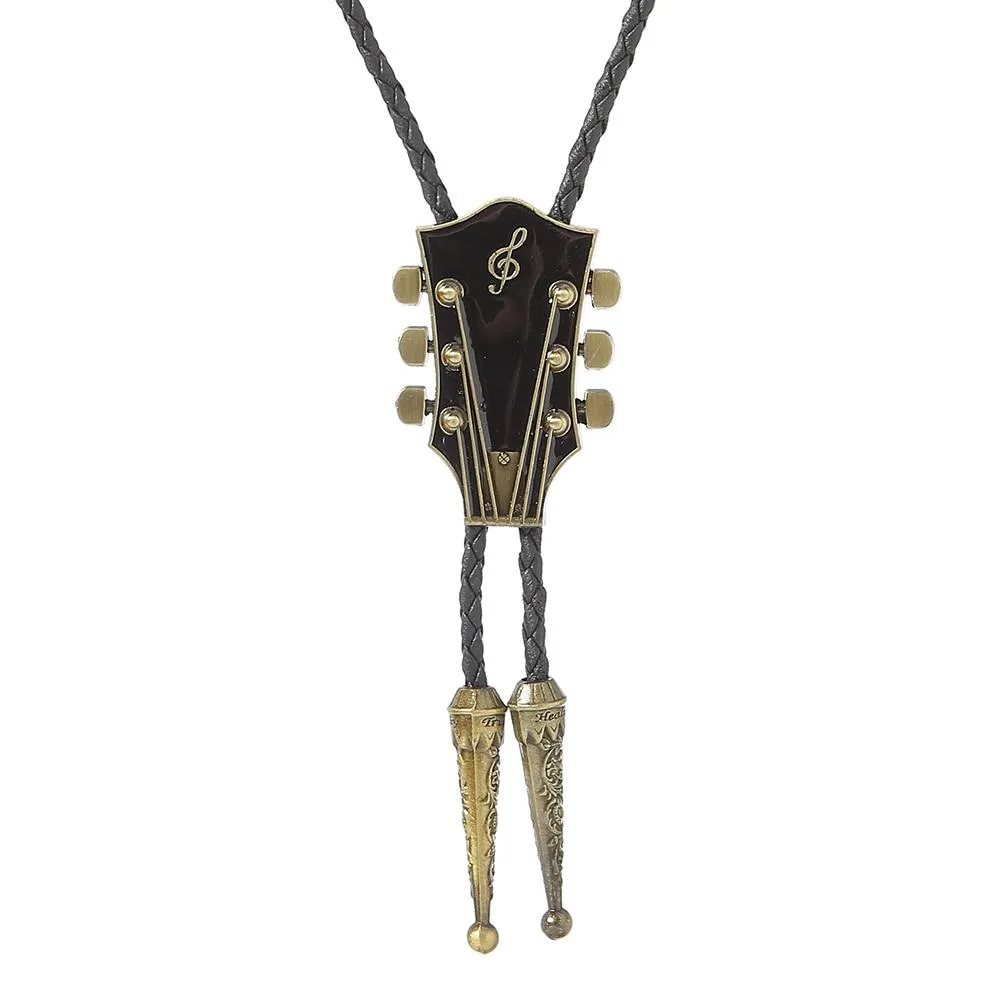 Country Guitar Bolo Tie