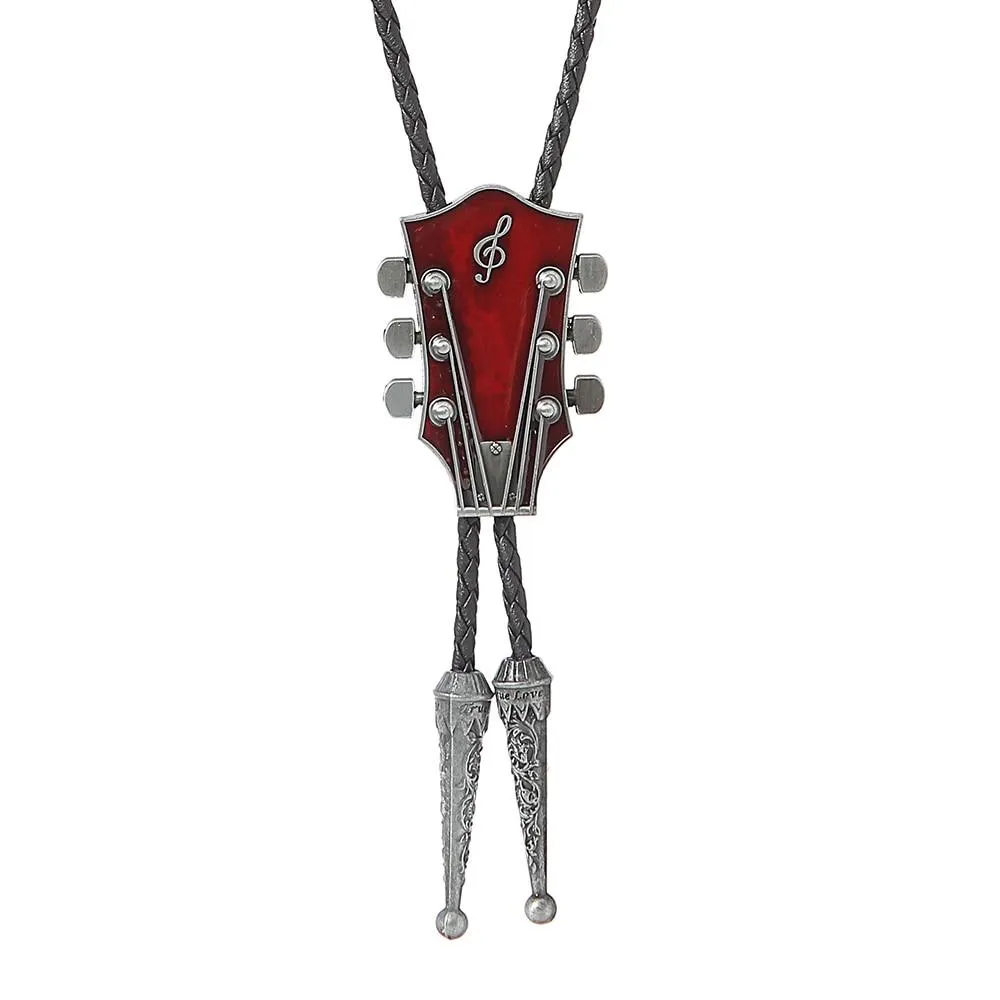 Country Guitar Bolo Tie