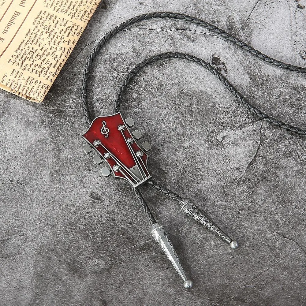 Country Guitar Bolo Tie