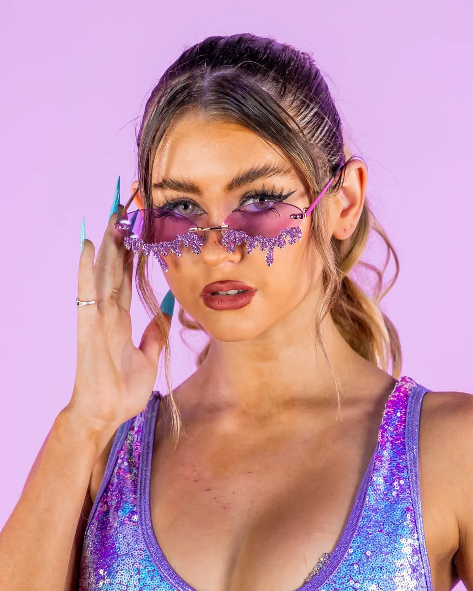 Crystallized Drip Sunglasses