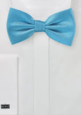 Cyan MicroTexture Bowtie