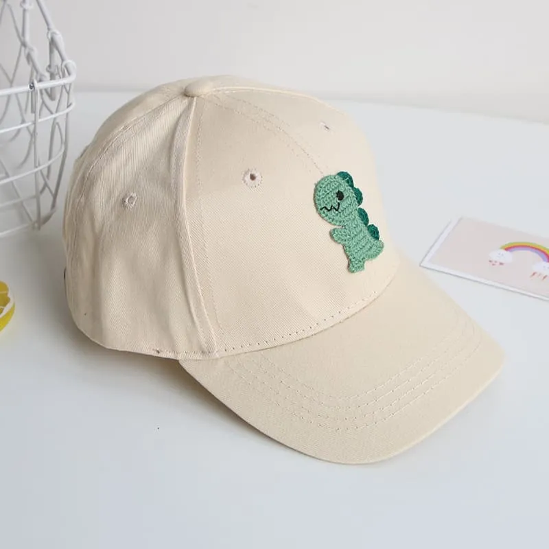 Dino Print Adjustable Kids Baseball Hat