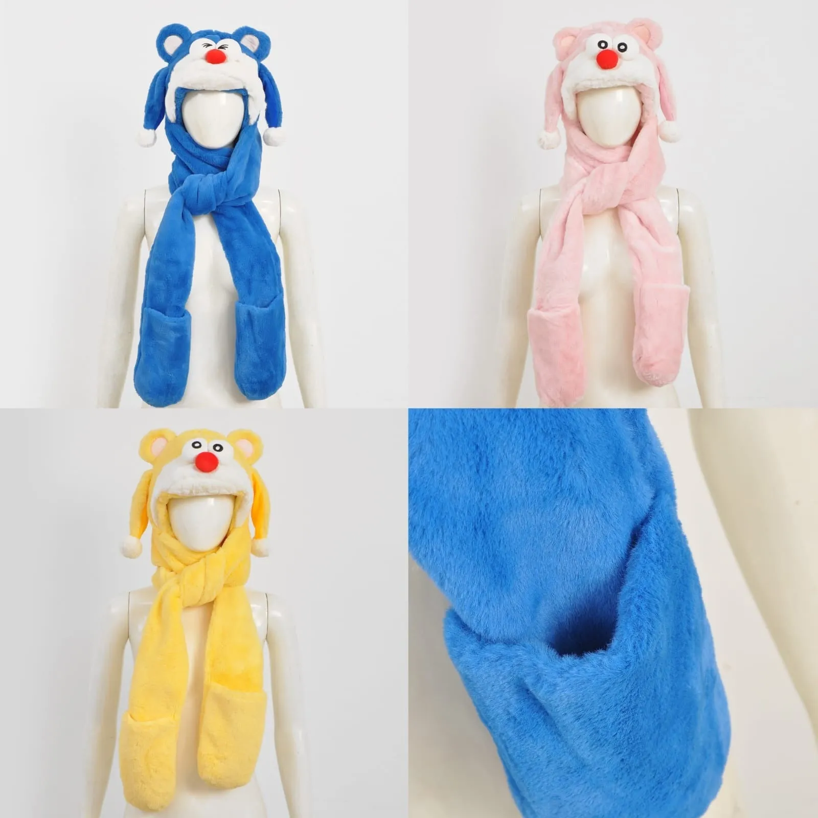 Doraemon Character Gloves Scarf.