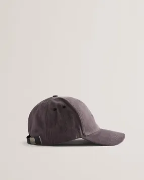 Fredds Branded Cap With Leather Strap Grey