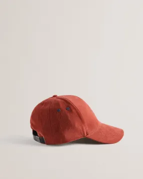 Fredds Branded Cap With Leather Strap Red