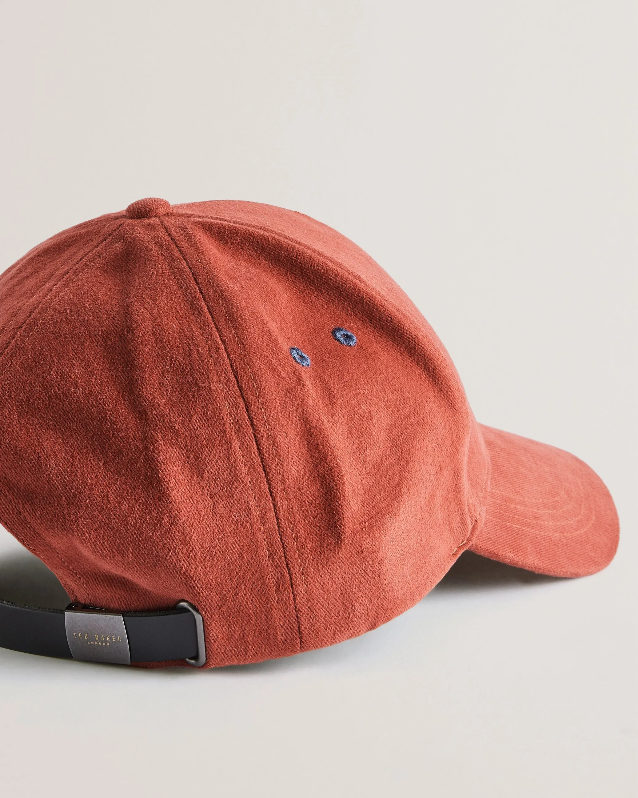 Fredds Branded Cap With Leather Strap Red