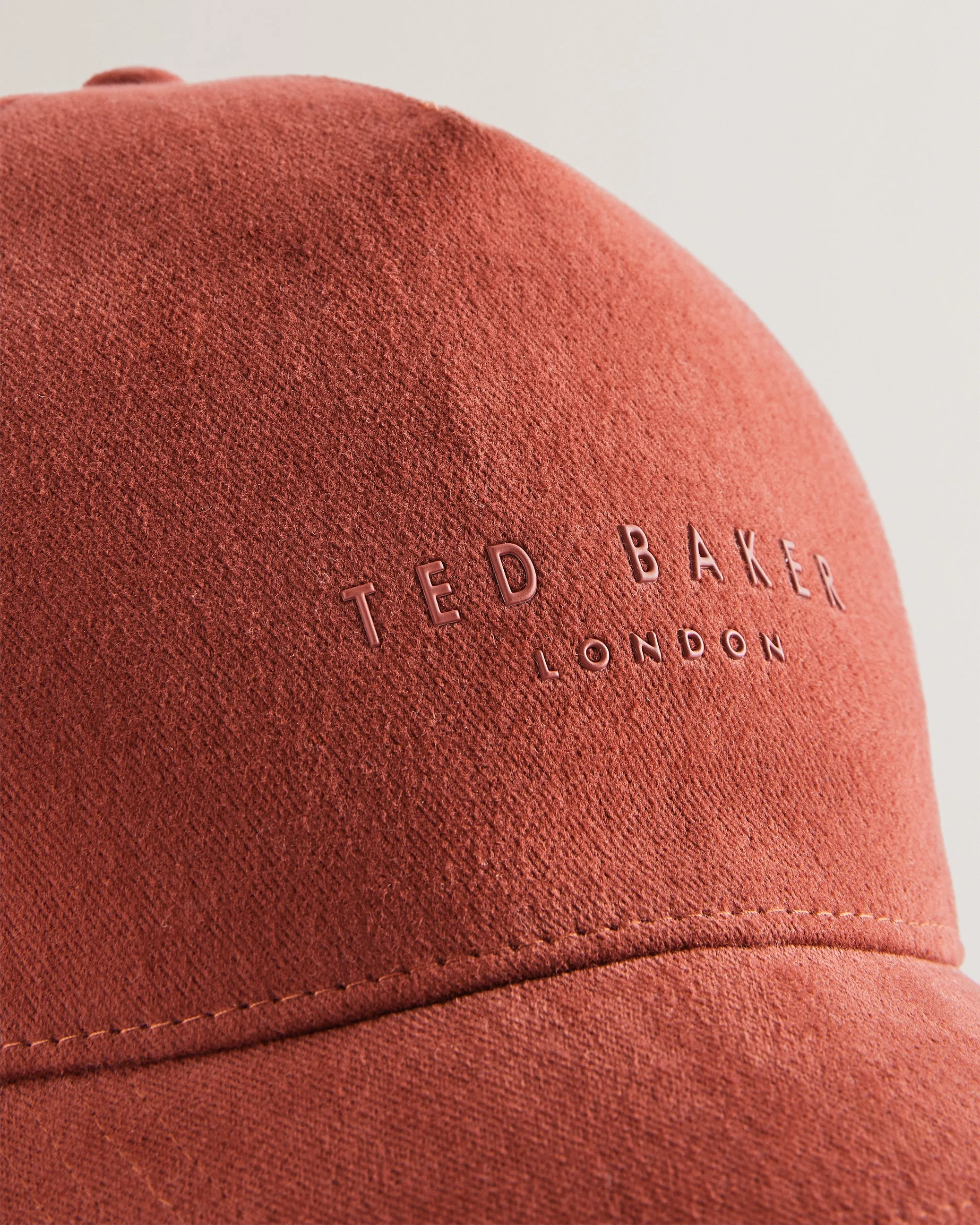 Fredds Branded Cap With Leather Strap Red