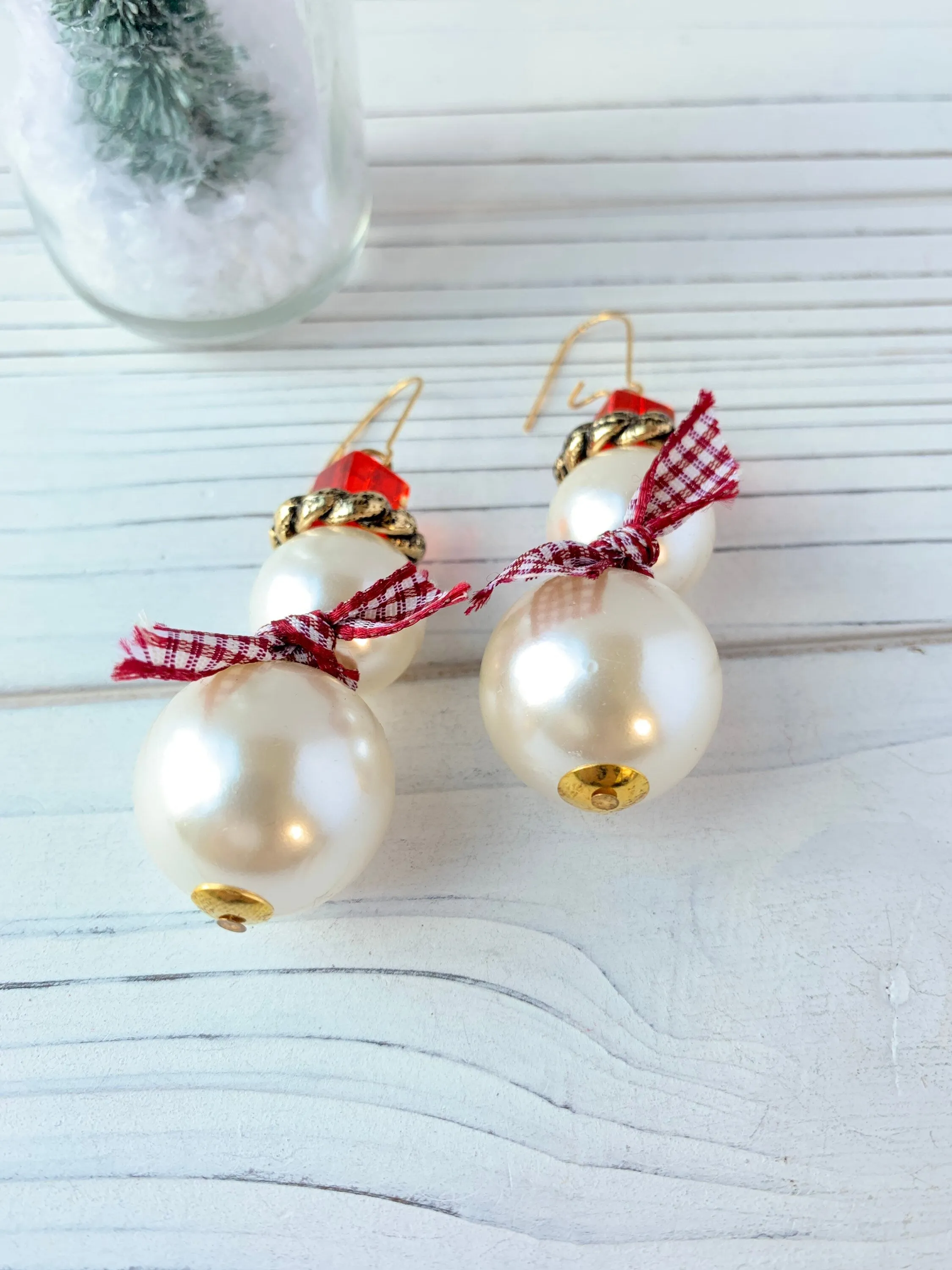 Frosty The Snowman Earrings