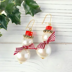 Frosty The Snowman Earrings