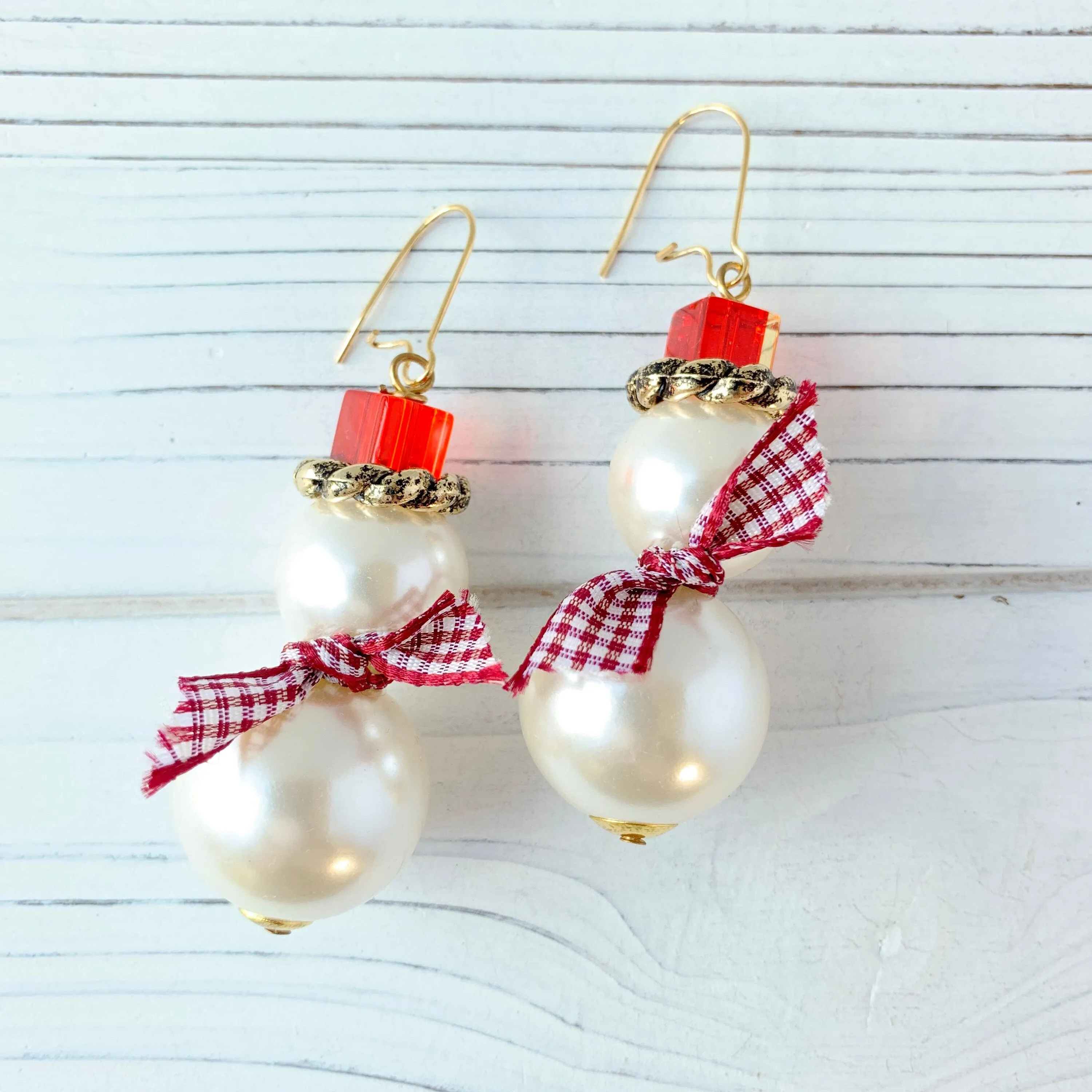 Frosty The Snowman Earrings