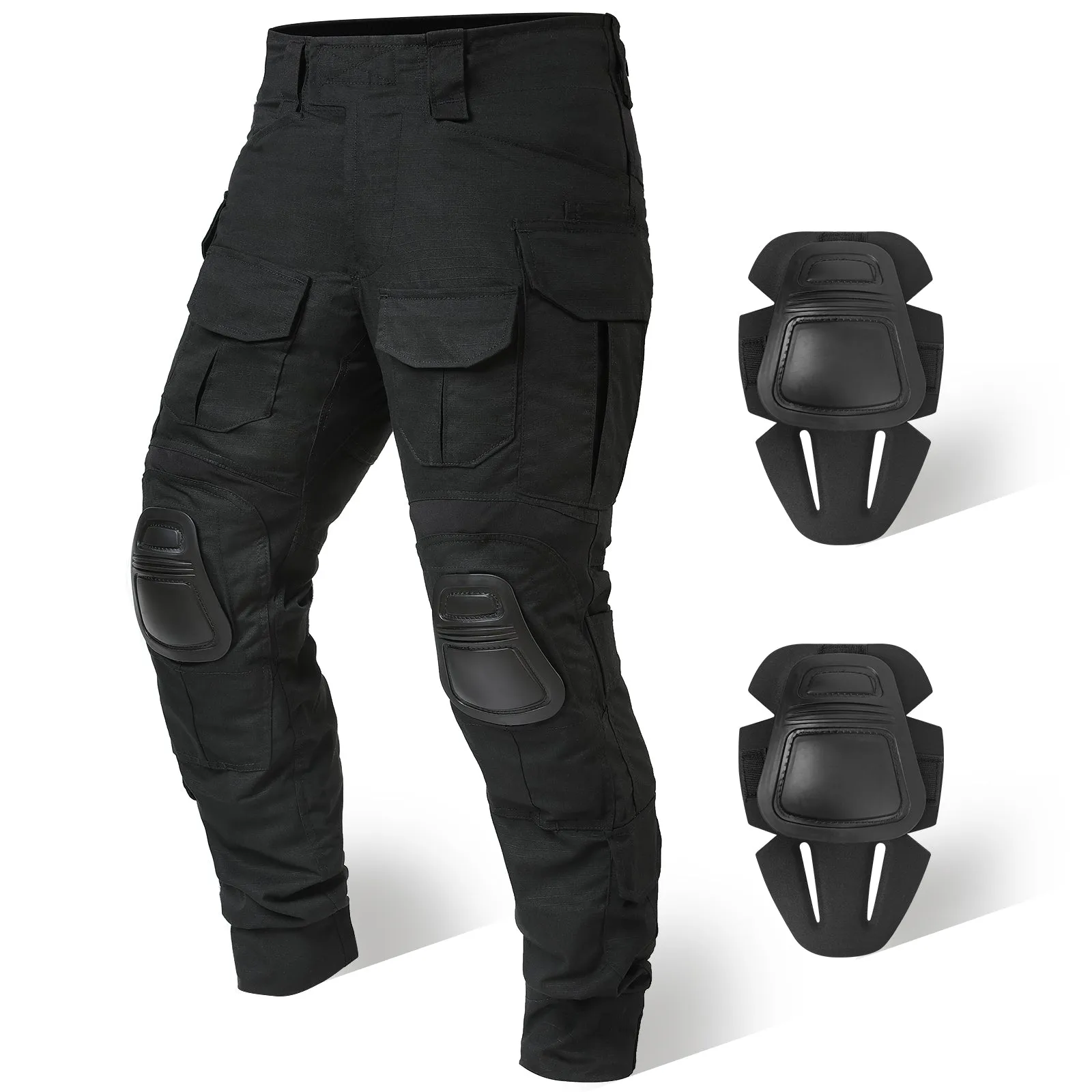 G3 Pro Combat Pants with Knee Pads Rip-Stop Tactical Pants Camouflage