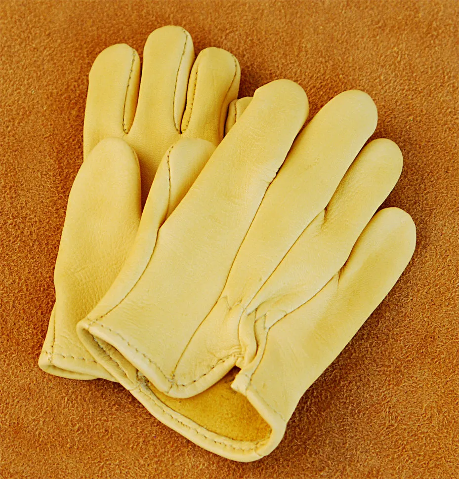 Geier Gloves 501ES [small sizes] Children's Deerskin Leather Driving Gloves (Made In USA)