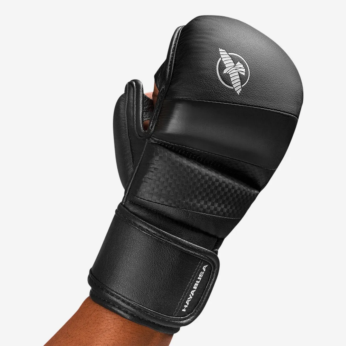 HAYABUSA T3 7oz HYBRID GLOVES - BLACK