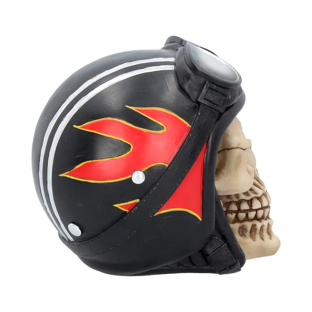 Hell Fire Biker Skull