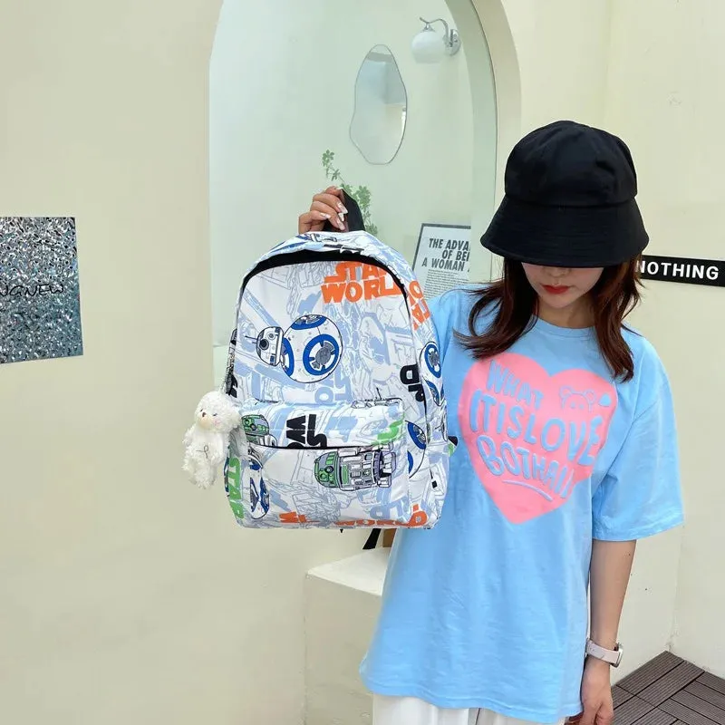 Japanese Style Astronauts Printed Backpack and Bags