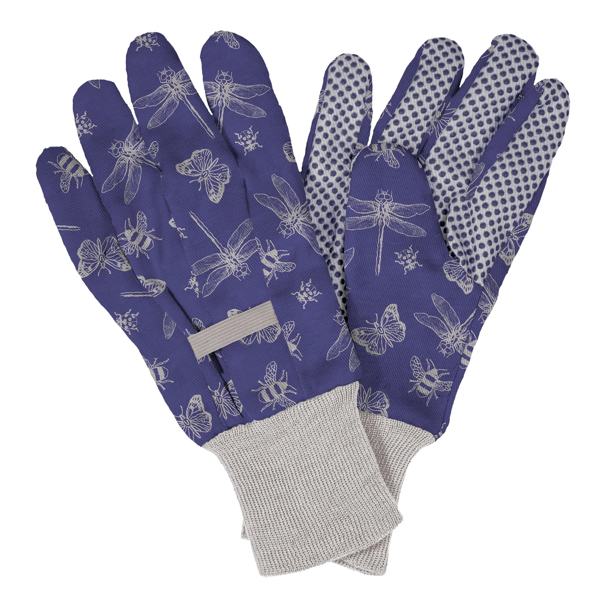 Kent & Stowe Flutter Bugs Print Cotton Gloves Triple Pack