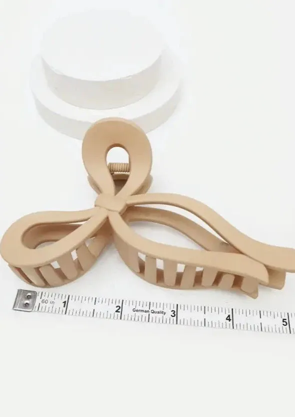 Large Elegant Bow Clips