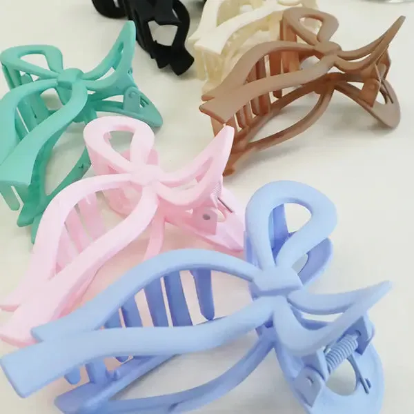 Large Elegant Bow Clips