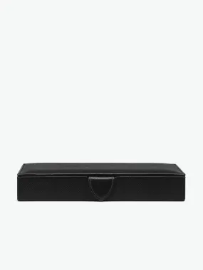 Leather Cufflink Box Black