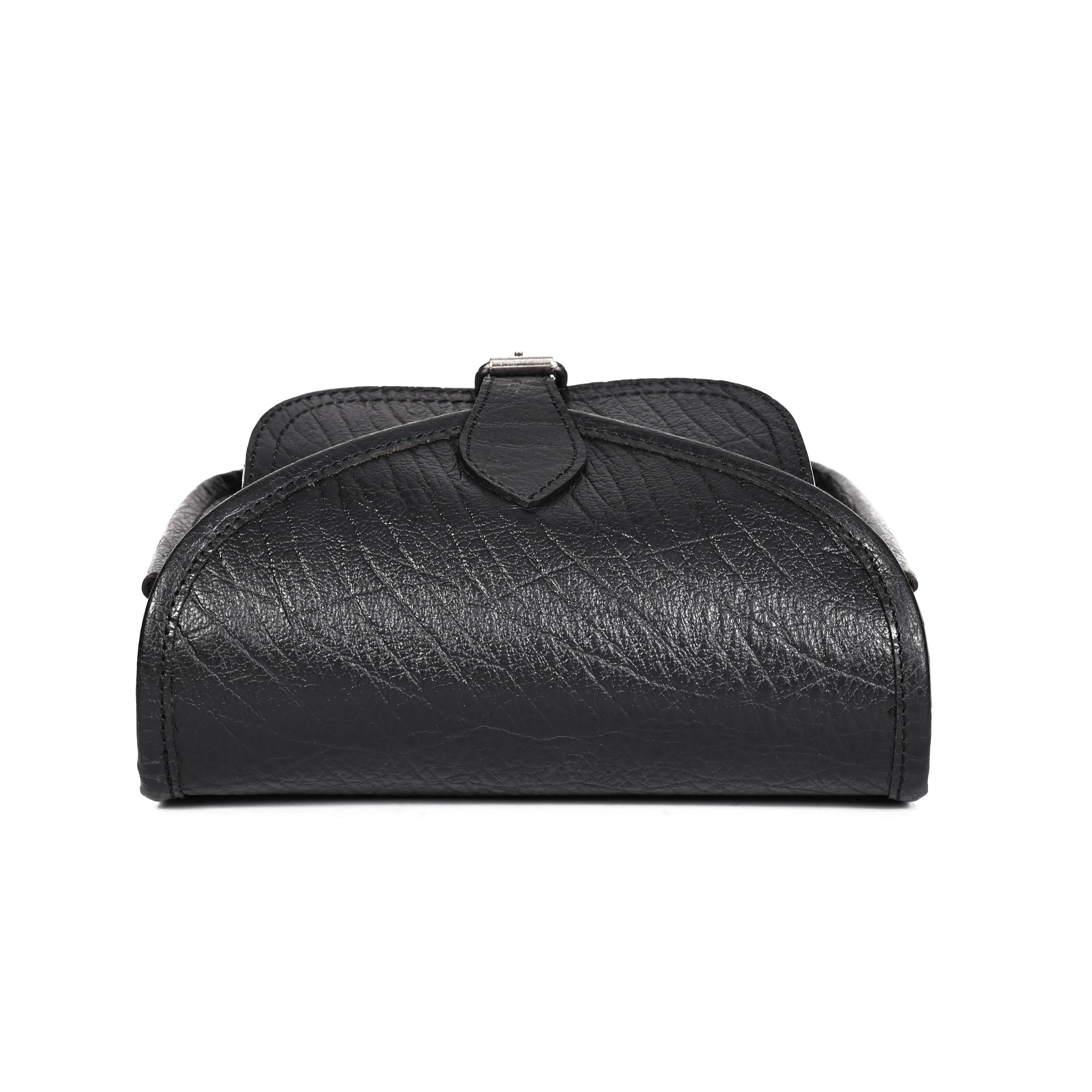 Luxurious Black Leather Embossing Bags – Elevate Your Style, ART:- BG-1364