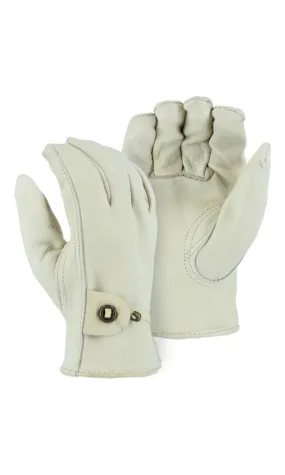 Majestic Gloves 1509K A-Grade Cowhide Leather Gloves with Wrist Strap (Dozen)