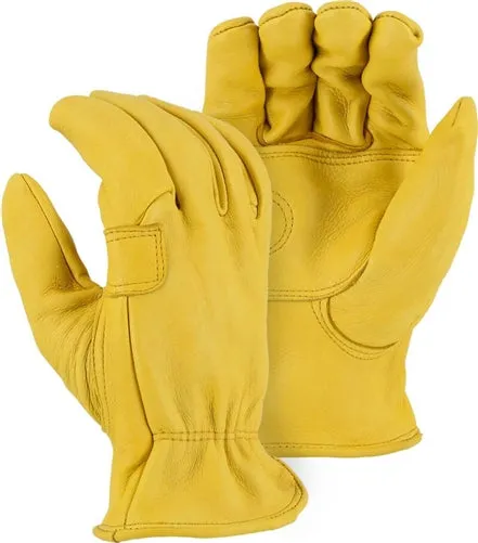 Majestic Gloves 1564 Elkskin Double Palm Driving/Work Gloves [per pair]