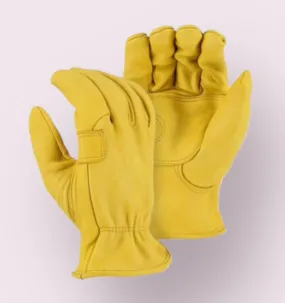 Majestic Gloves 1564 Elkskin Double Palm Driving/Work Gloves [per pair]