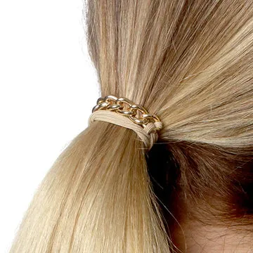 Maya J Oprah's FavoriteThings 2022  Bracelet Hair Ties - Beige