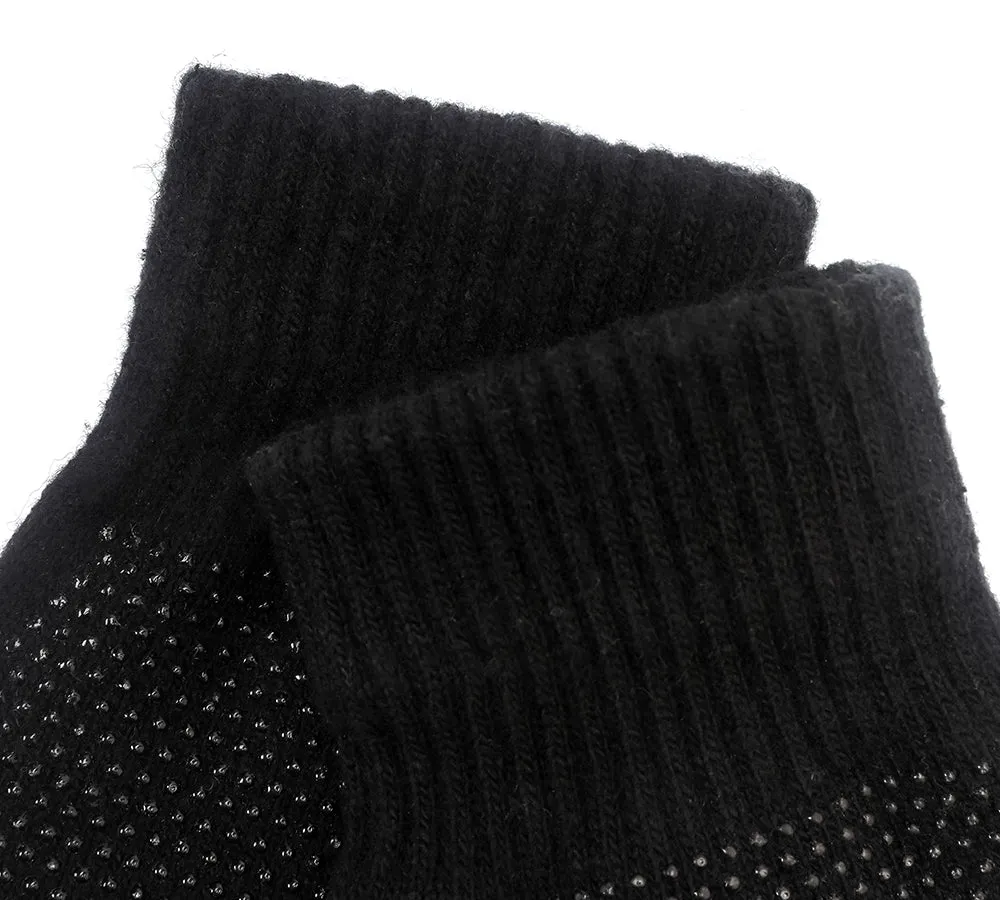 Mens Fingerless Gloves With Non Slip Dots