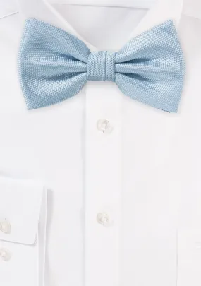 Powder Blue MicroTexture Bowtie