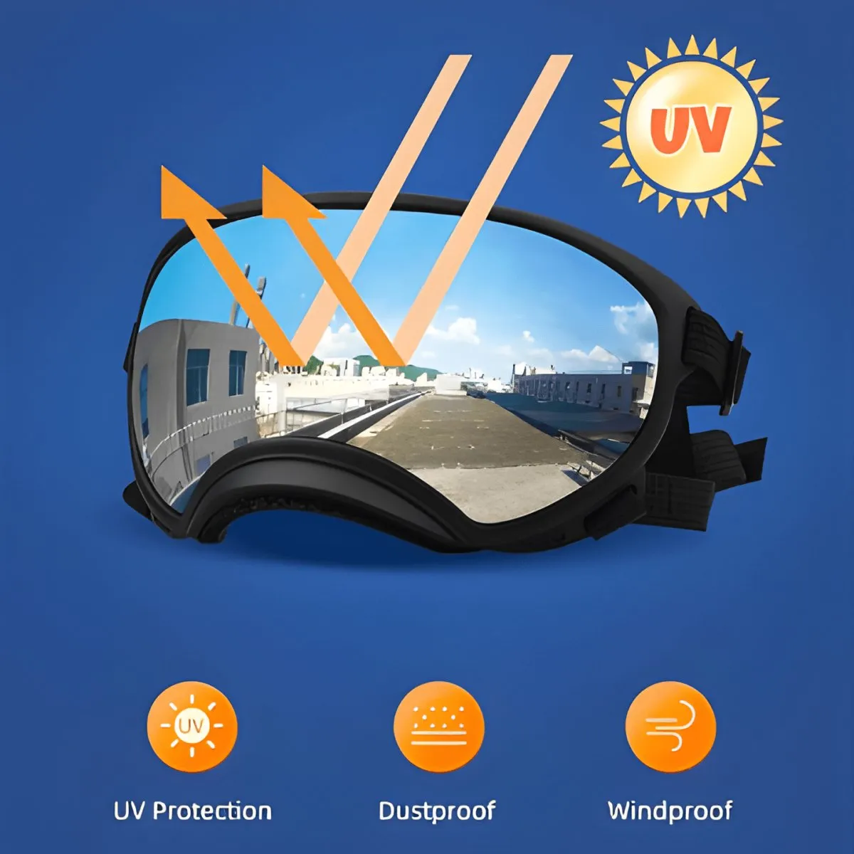 Protective Dog UV Goggles