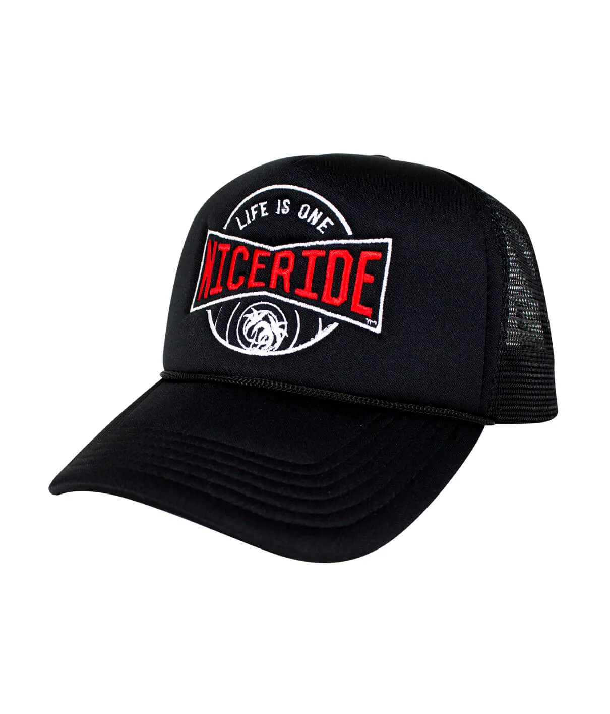 "Bow Tie" Black Foam Trucker Hat