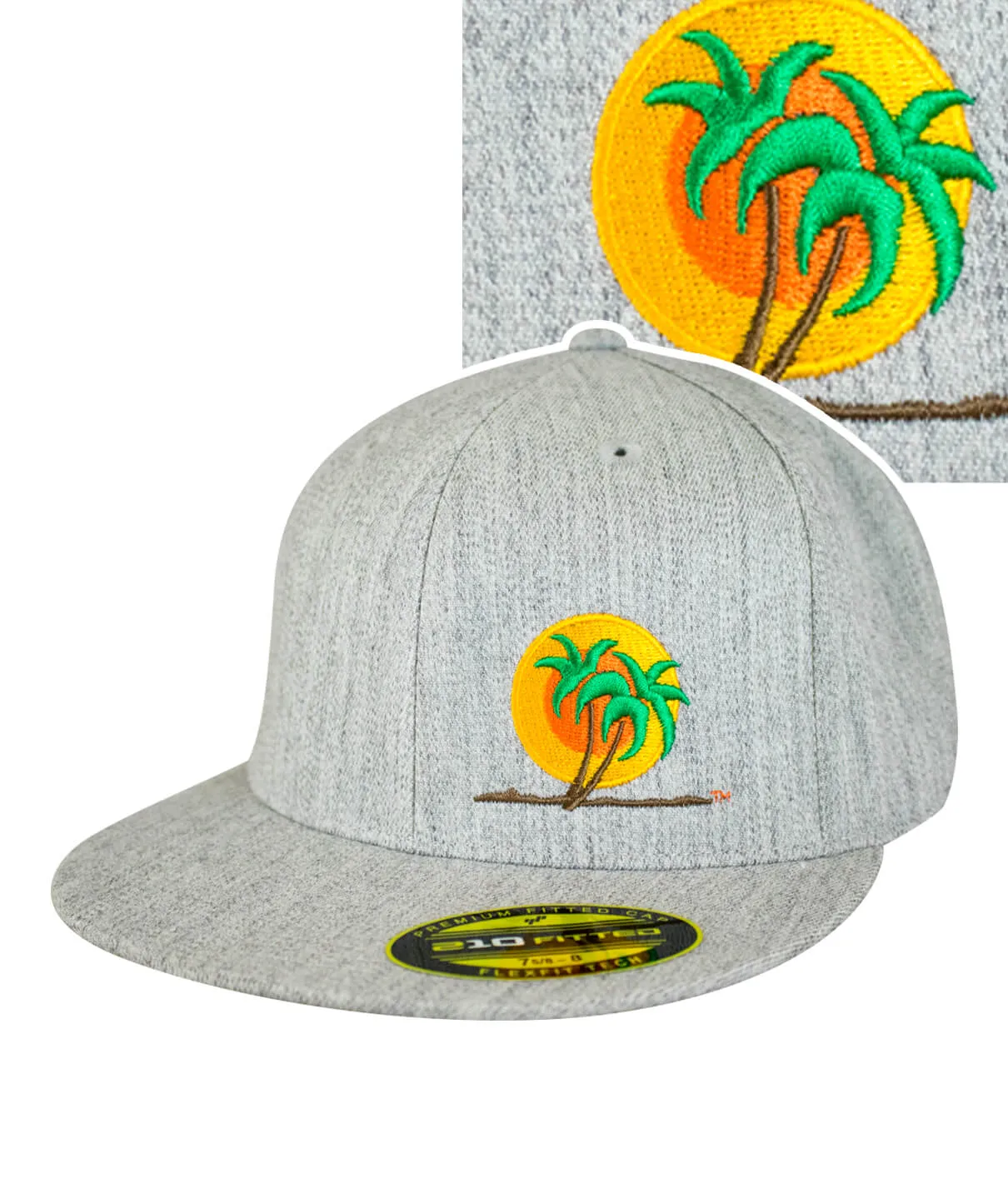 "Classic Palm" 210F Fitted Hat