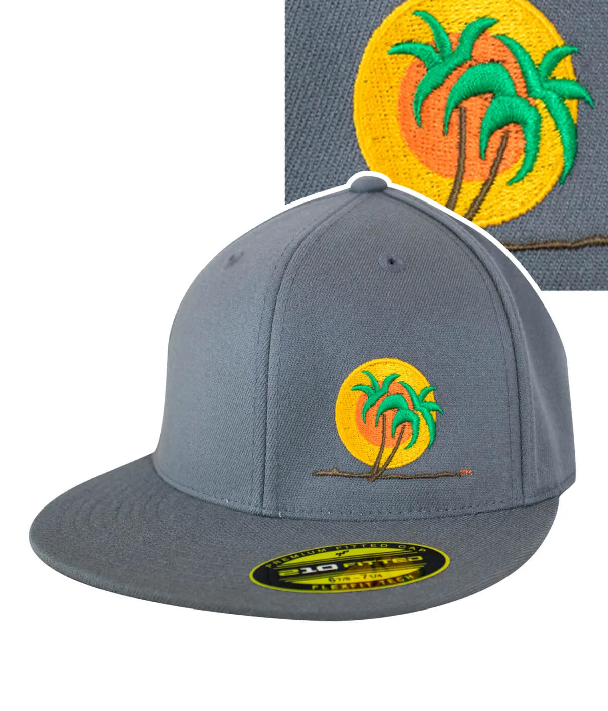 "Classic Palm" 210F Fitted Hat