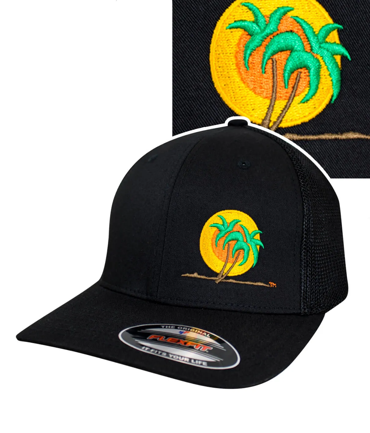 "Classic Palm" Meshback Flexfit Hat