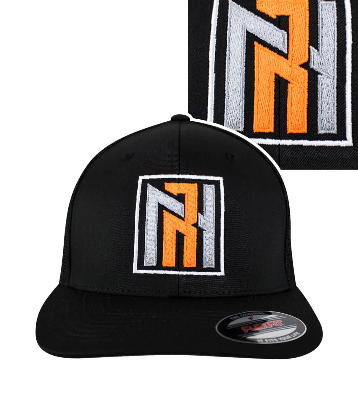 "N-R Orange" Meshback Flexfit Hat