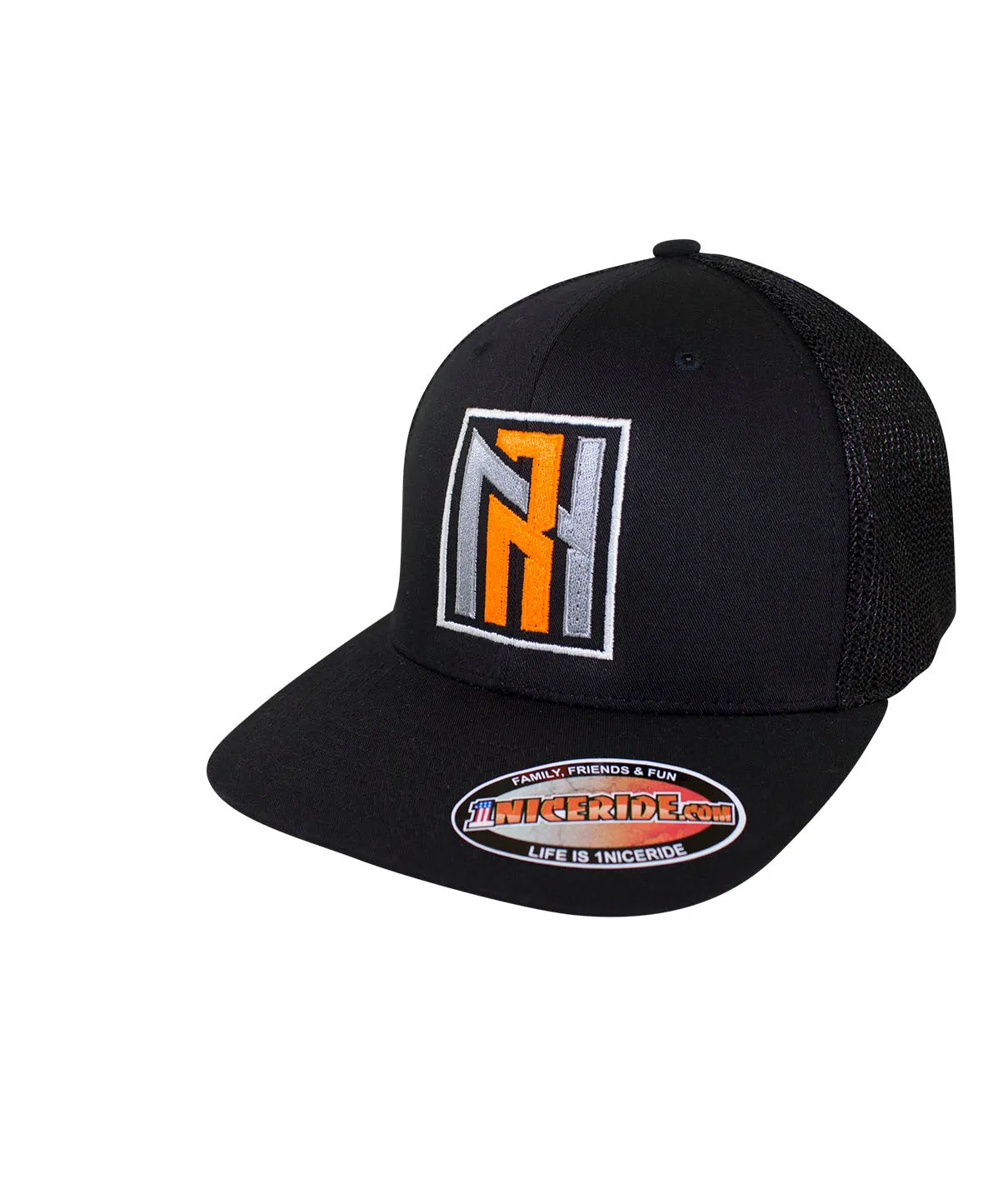 "N-R Orange" Meshback Flexfit Hat