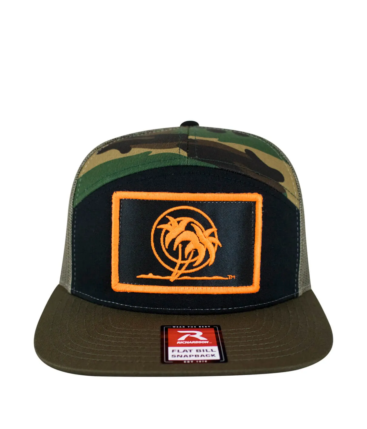 "Palm Patch" 7 Panel Trucker Snapback Cap For Men And Women