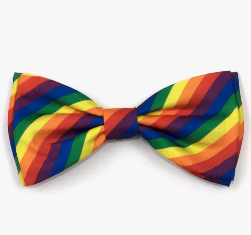 Rainbow Bow Tie