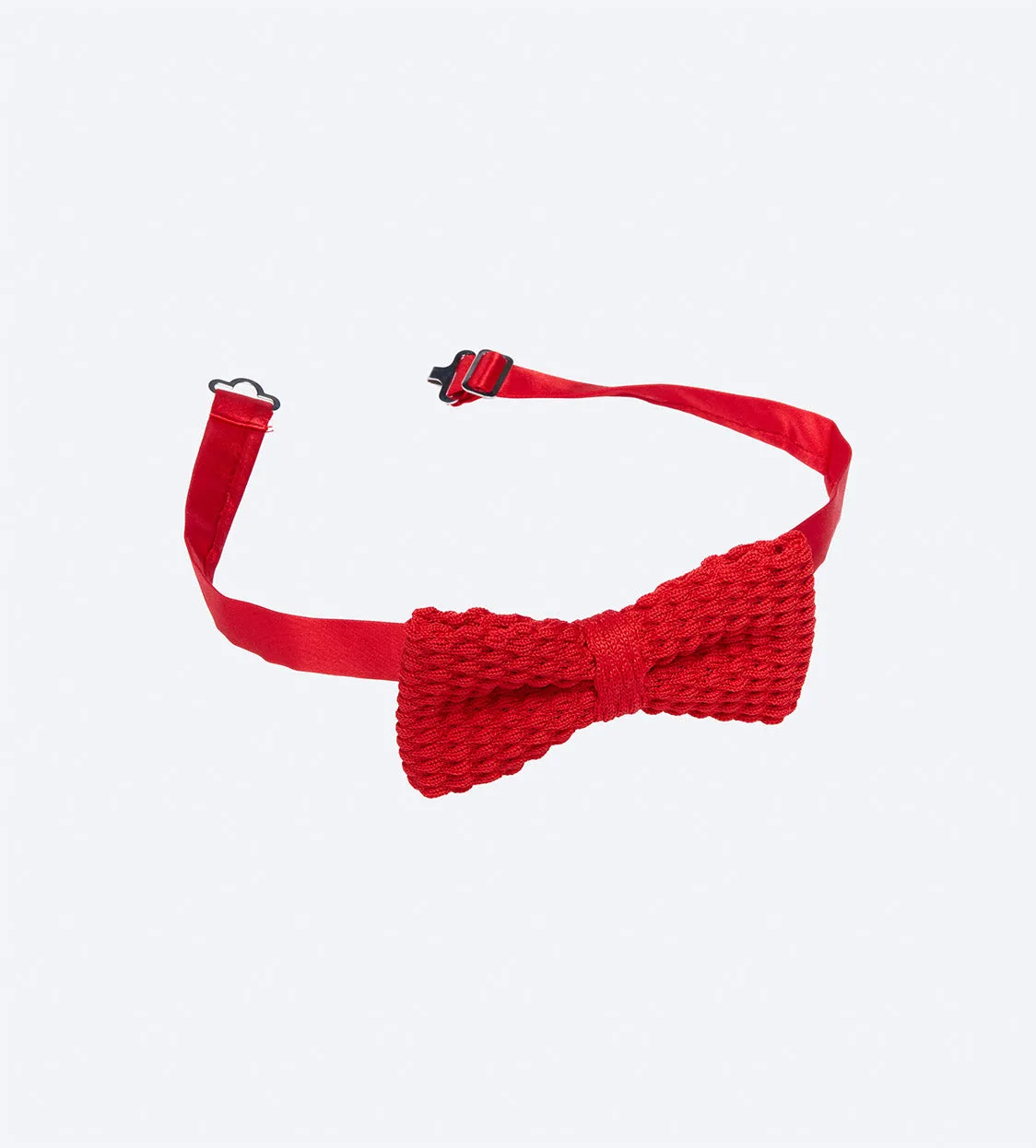 Red Knit Bow Tie