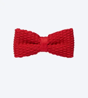 Red Knit Bow Tie