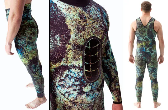 Riffe DIGI-TEK Camo Wetsuit MEN - 7mm with Titanium Lining