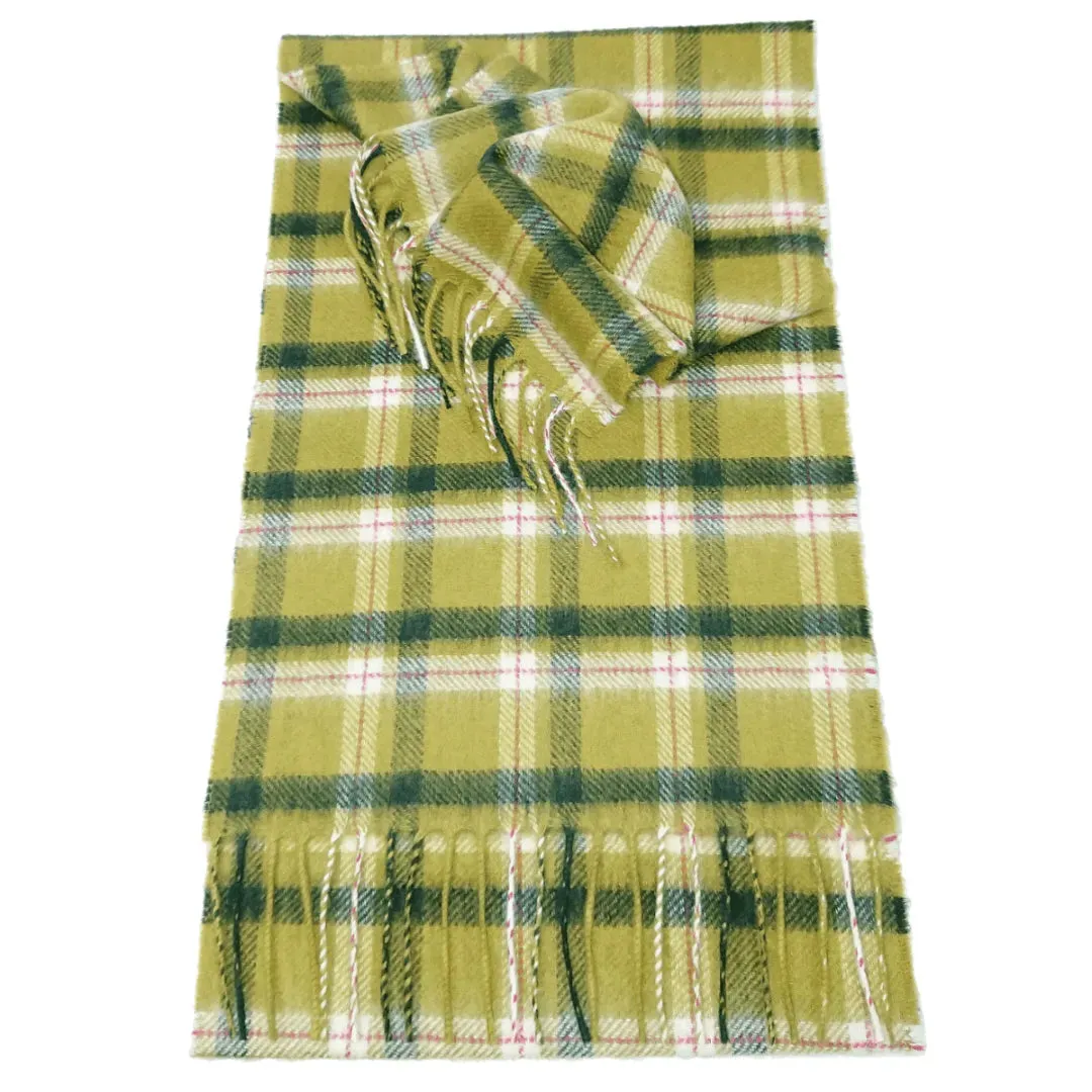 Scottish Cashmere Check Scarves