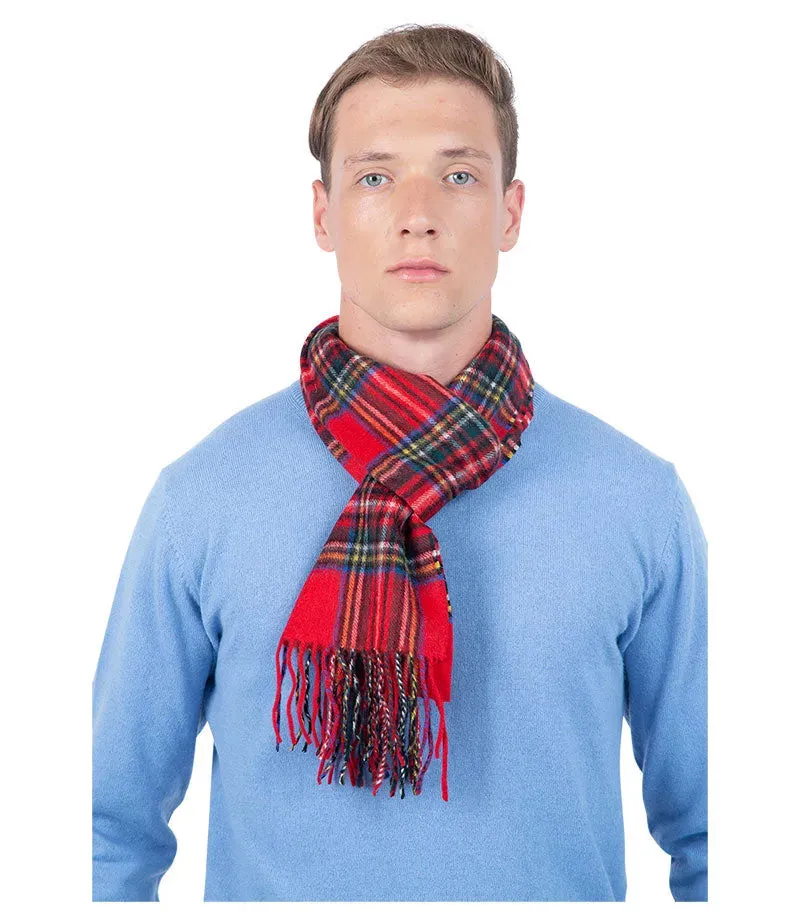 Scottish Cashmere Check Scarves