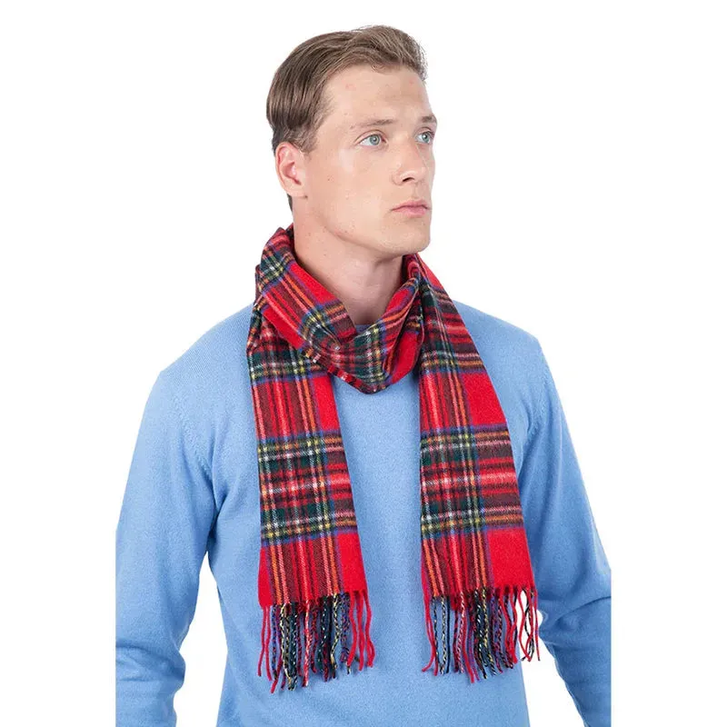 Scottish Cashmere Check Scarves