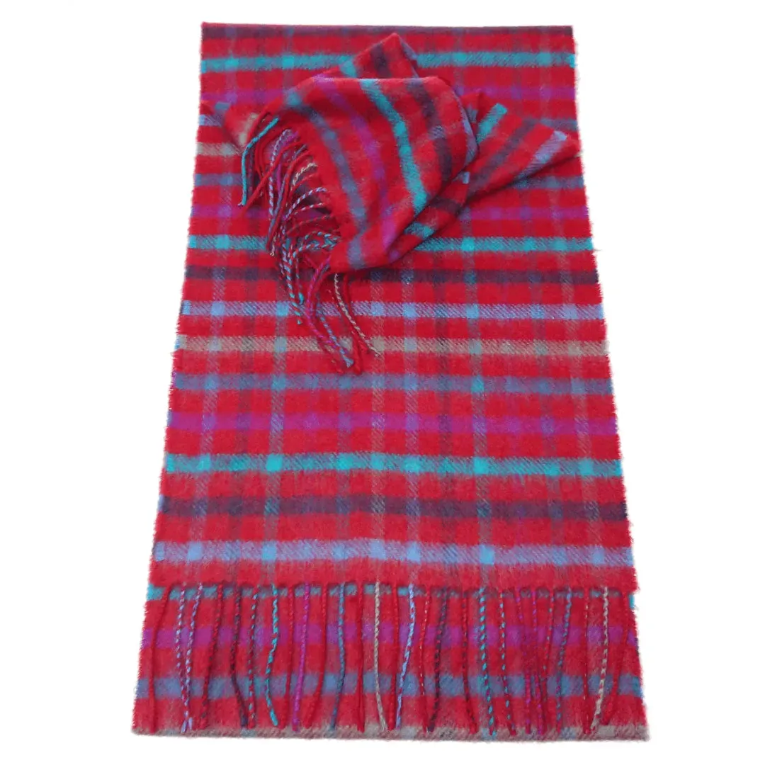 Scottish Cashmere Check Scarves