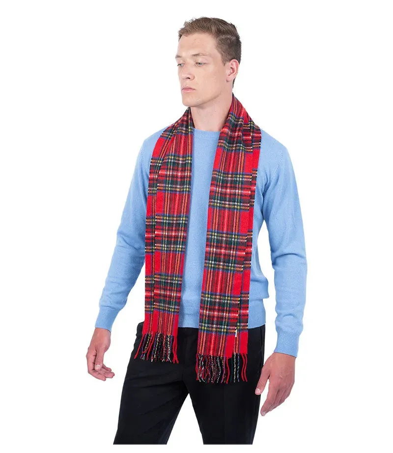 Scottish Cashmere Check Scarves