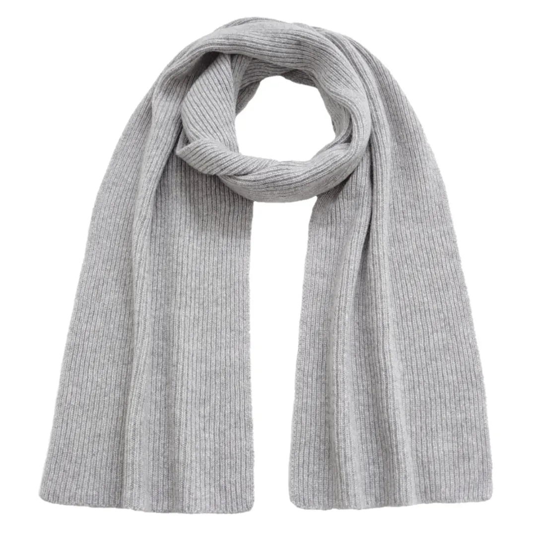 Scottish Cashmere Ribbed Scarves