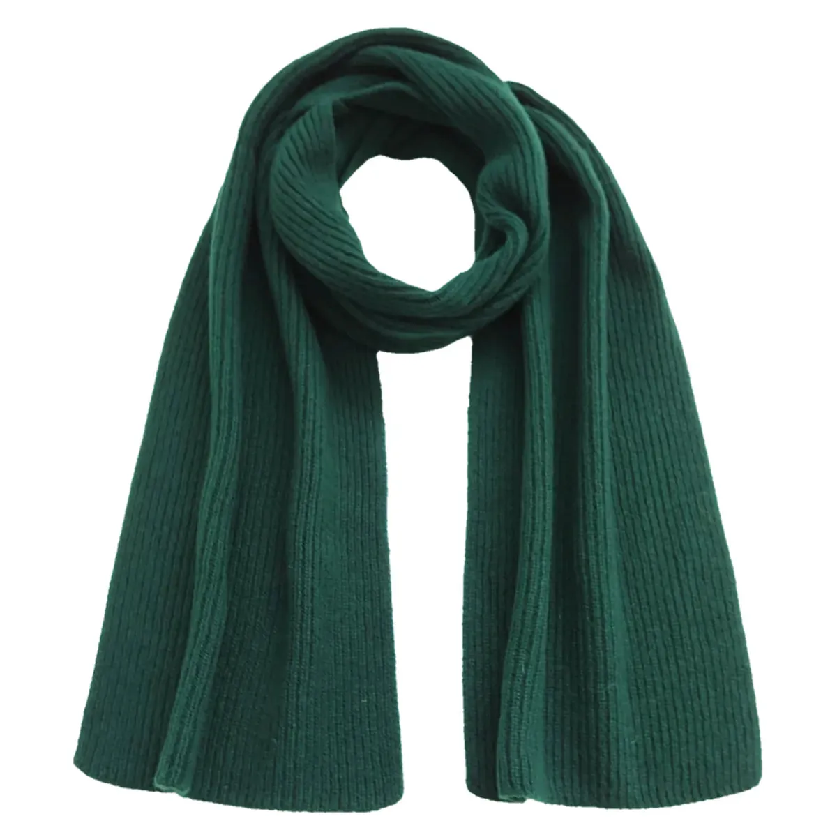 Scottish Cashmere Ribbed Scarves