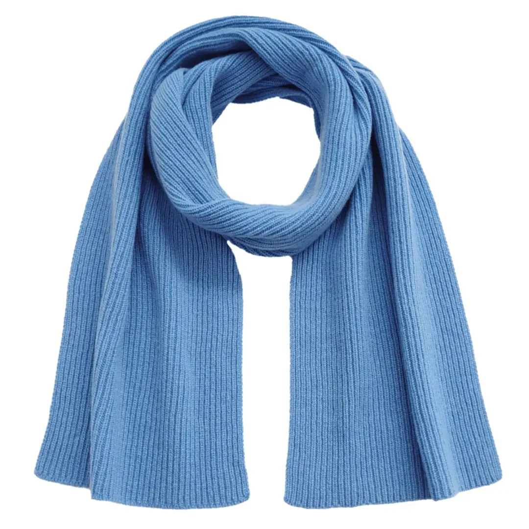 Scottish Cashmere Ribbed Scarves